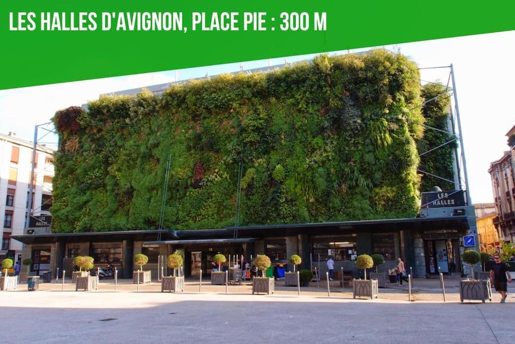 Apartamento La Bulle - Parking Gratuit En Souterrain - 2 Mins Du Palais Des Papes - Clim Ac - Wifi Aviñón Exterior foto