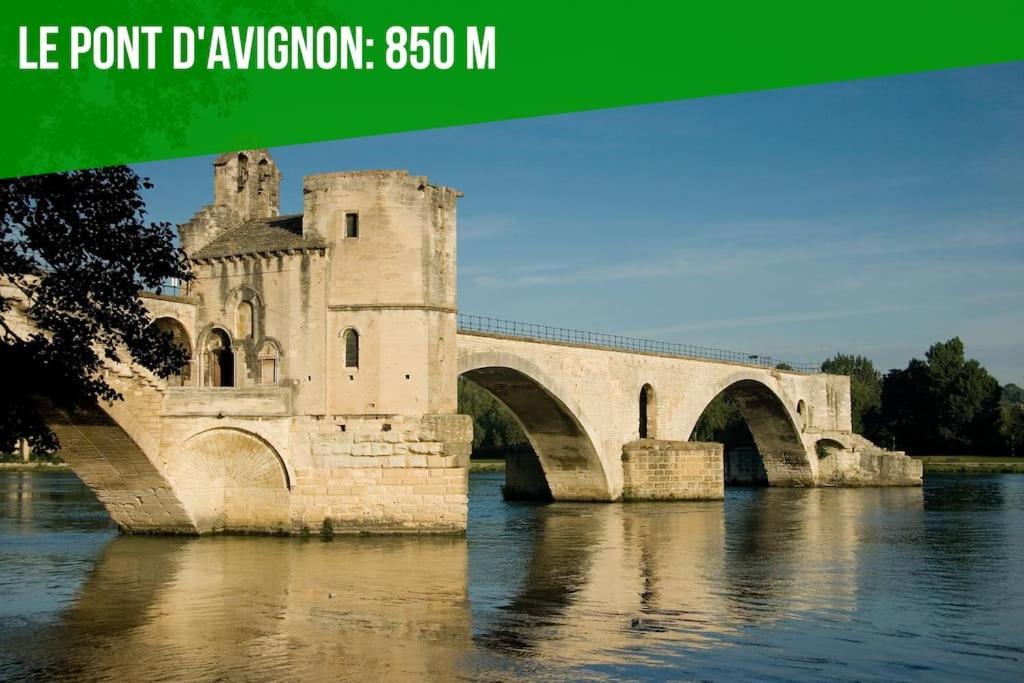 Apartamento La Bulle - Parking Gratuit En Souterrain - 2 Mins Du Palais Des Papes - Clim Ac - Wifi Aviñón Exterior foto